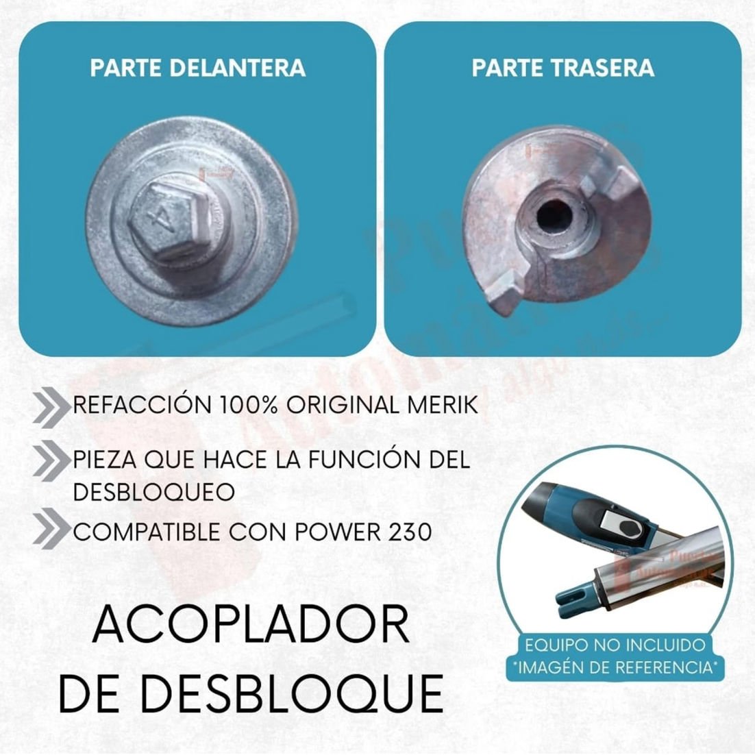 ACOPLADOR DE DESBLOQUE